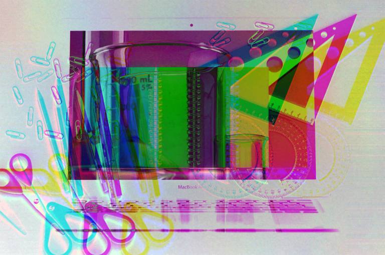 Ilustración para educación STEAM.